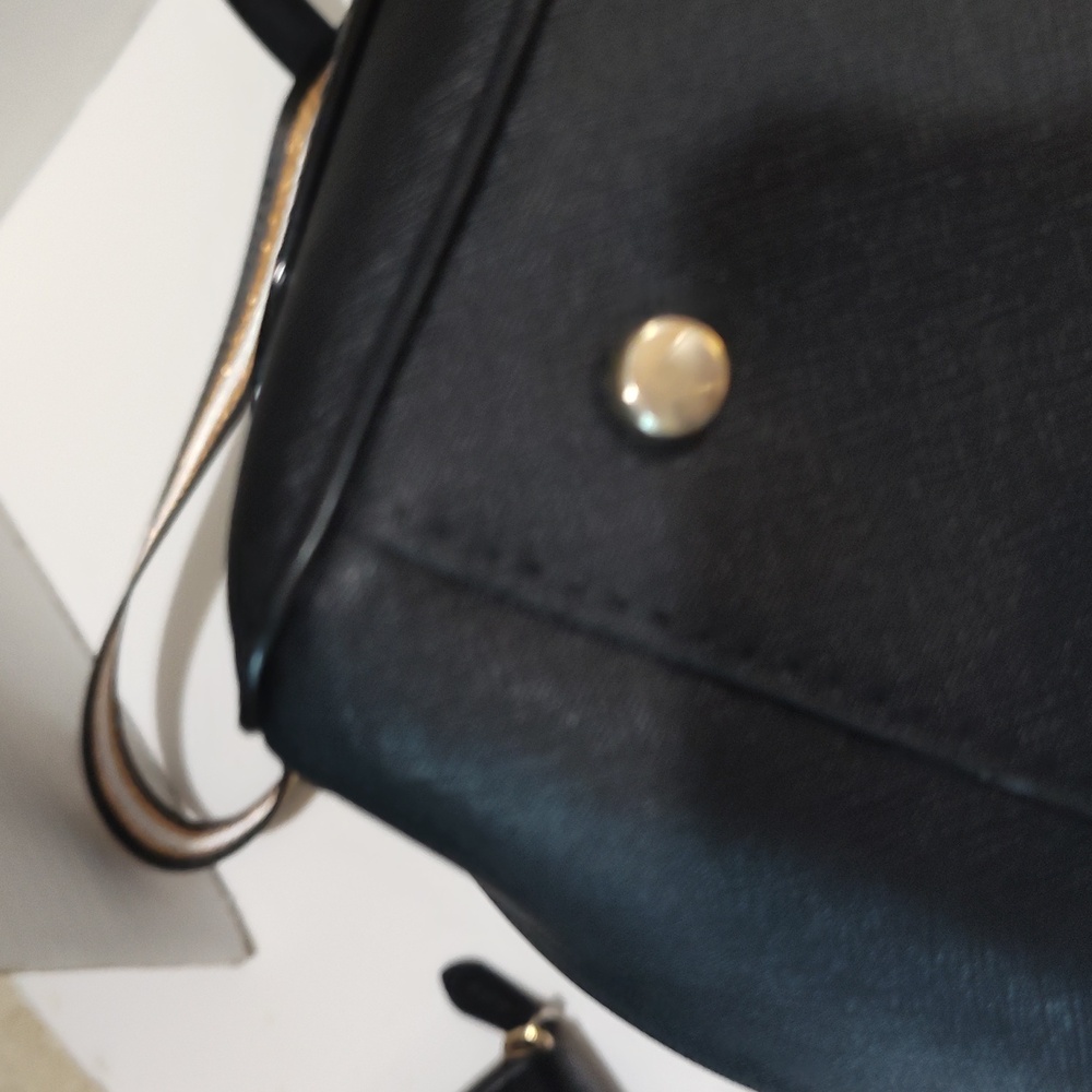 Kate Spade Black Tote with Gold Accents - Picture 14 of 16